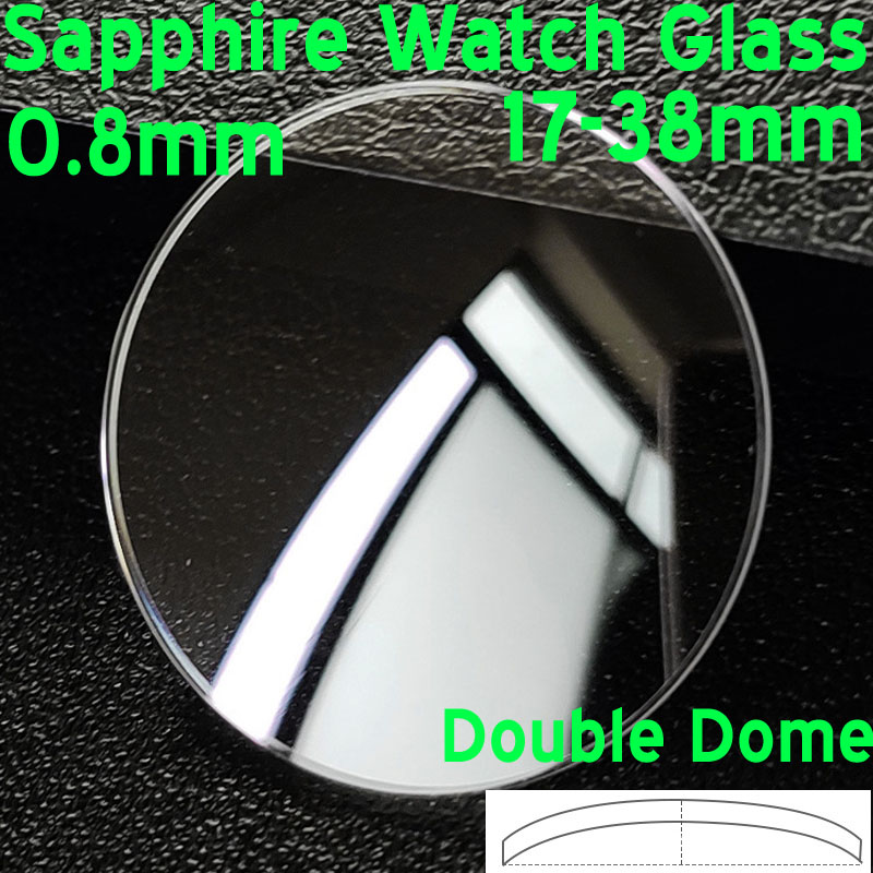Watch Crystal Replacement - Sapphire Double Domed Watch Crystal Glass