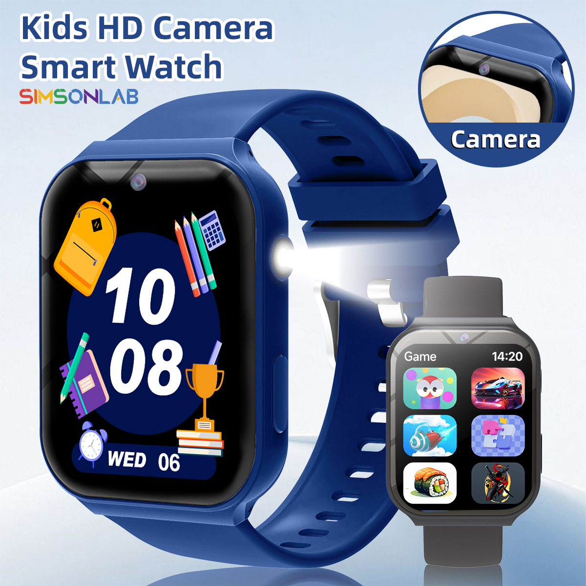 Smartwatch Watches For Girls Kids - Study Partners for Kids HD Camera