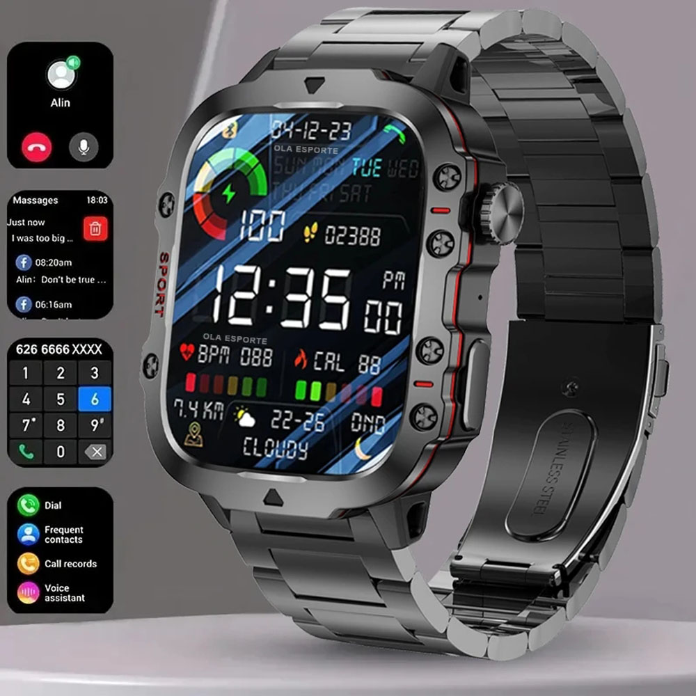 Watch Iwo - 2025 New Military Smart Watch Men