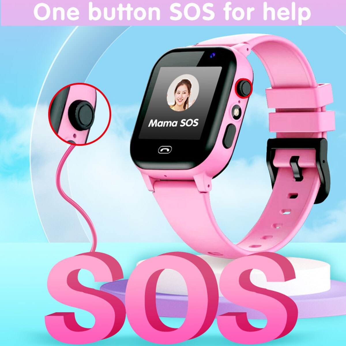 Kids Smart Watch SOS Call Outd - Smartwatch Watches For Girls Kids 评论和价格