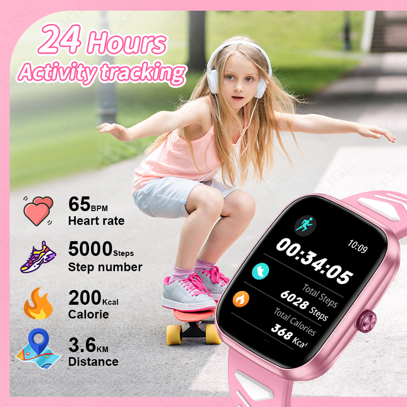 LIGE Children Boys Girls Prese - Smartwatch Watches For Girls Kids 评论和价格
