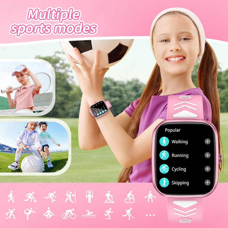 LIGE Children Boys Girls Prese - Smartwatch Watches For Girls Kids 评论和价格