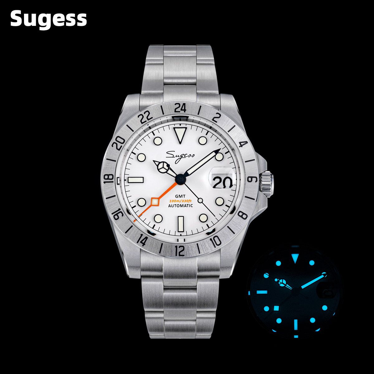 Sugess Men Watch GMT Automatic - Rolex Watch Submariner 评论和价格