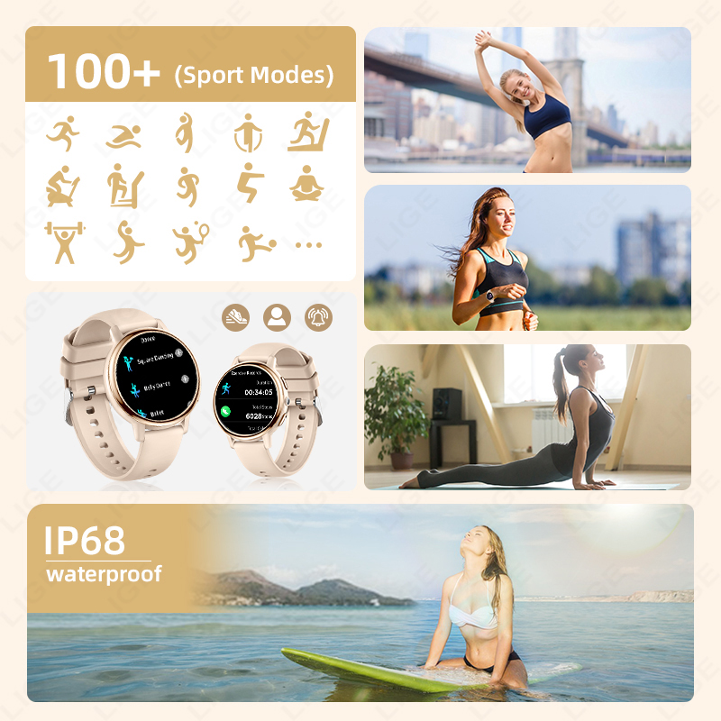 2026 LIGE Women Smart Watch Lu - Smartwatch Luxury Watches For Women 评论和价格