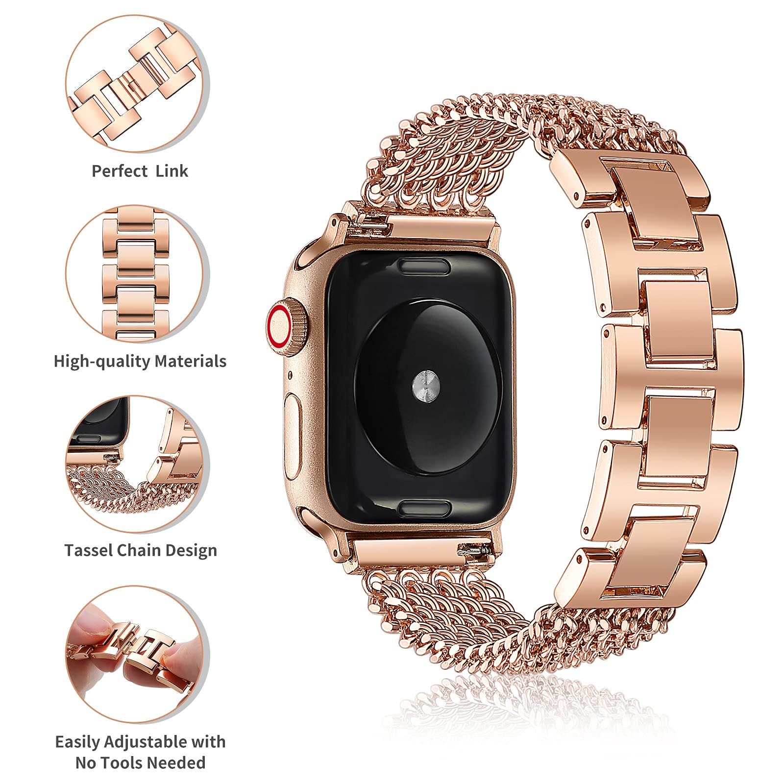 Starlight band for Apple watch - Smartwatch Luxury Watches For Women 评论和价格