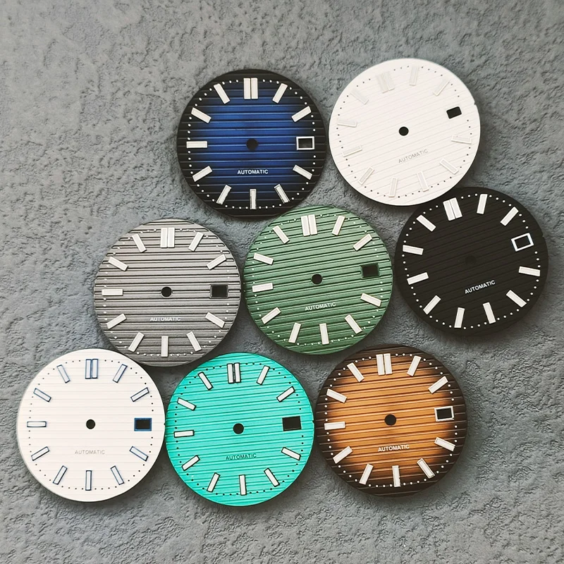 29.8mm NH35 Watch Dial Green L - Luminous Dial Face 评论和价格