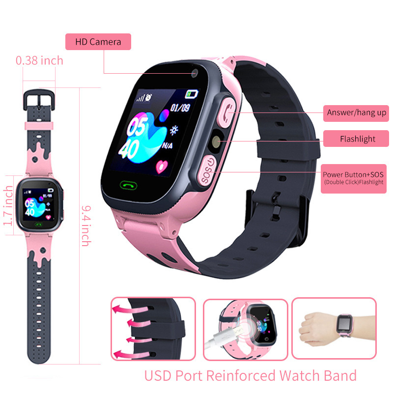 Kids Smart Watch Waterproof Sm - Smartwatch Watches For Kid Boy With Alarm 评论和价格