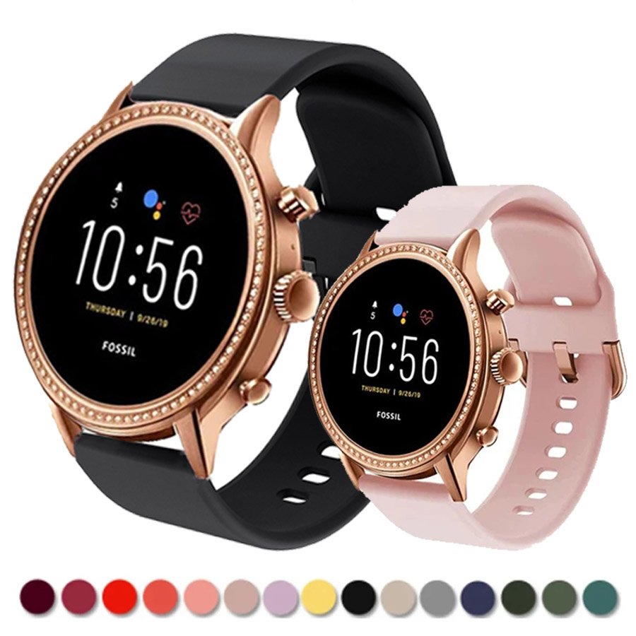 Silicone Strap For Fossil Wome - Fossil Watches Smartwatch Gen 4 评论和价格