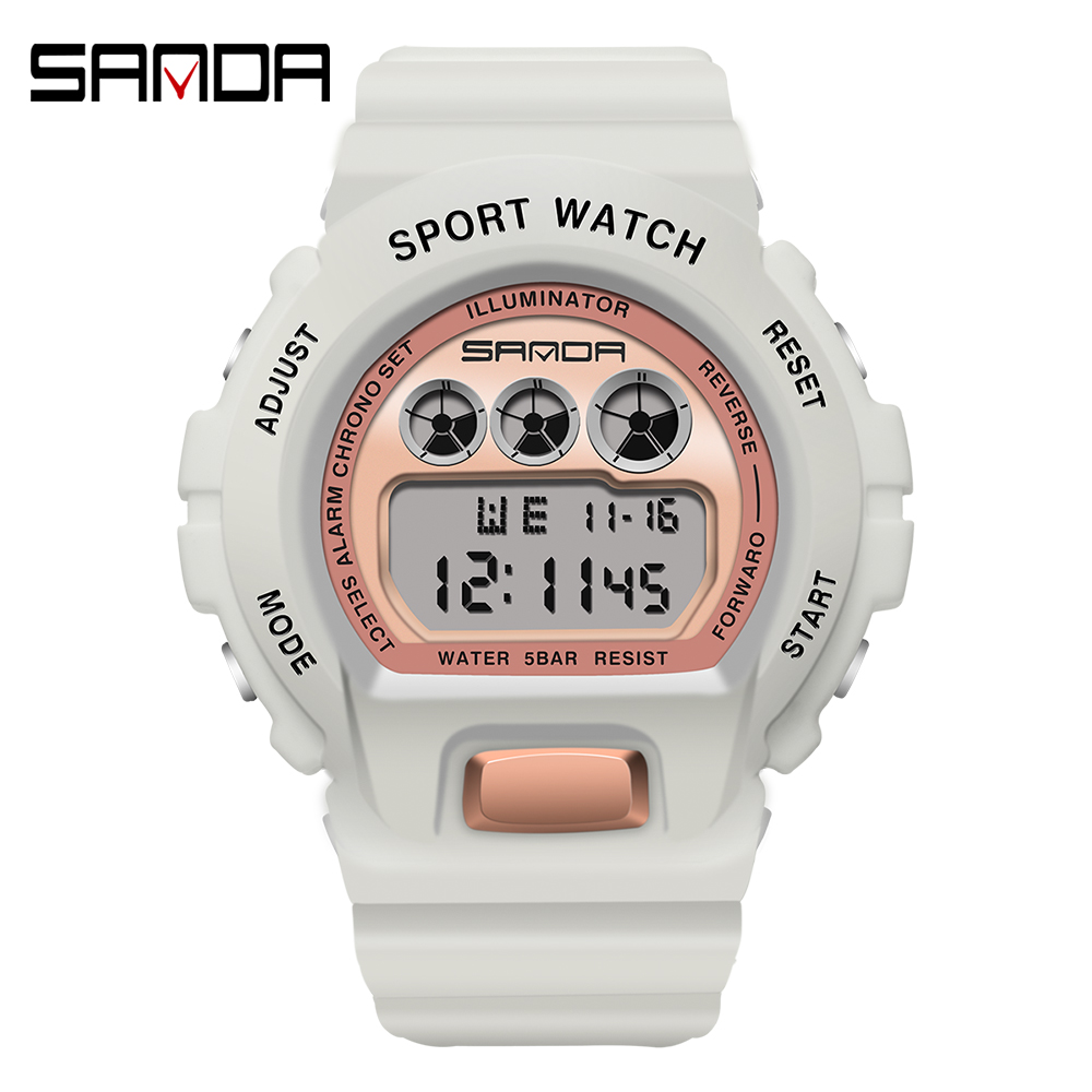 2022 New Fashion Sanda Simple  - Chronograph Sport Watch 评论和价格
