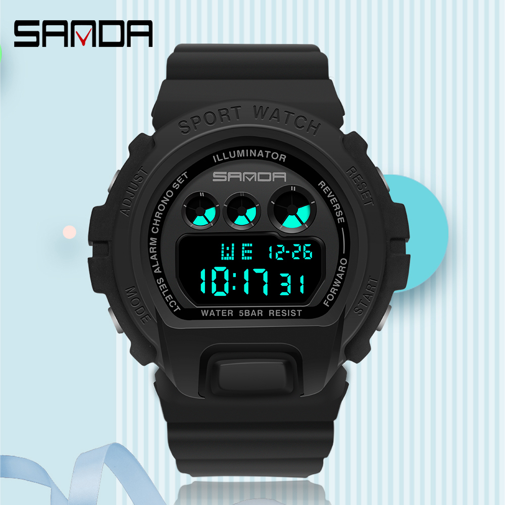 2022 New Fashion Sanda Simple  - Chronograph Sport Watch 评论和价格