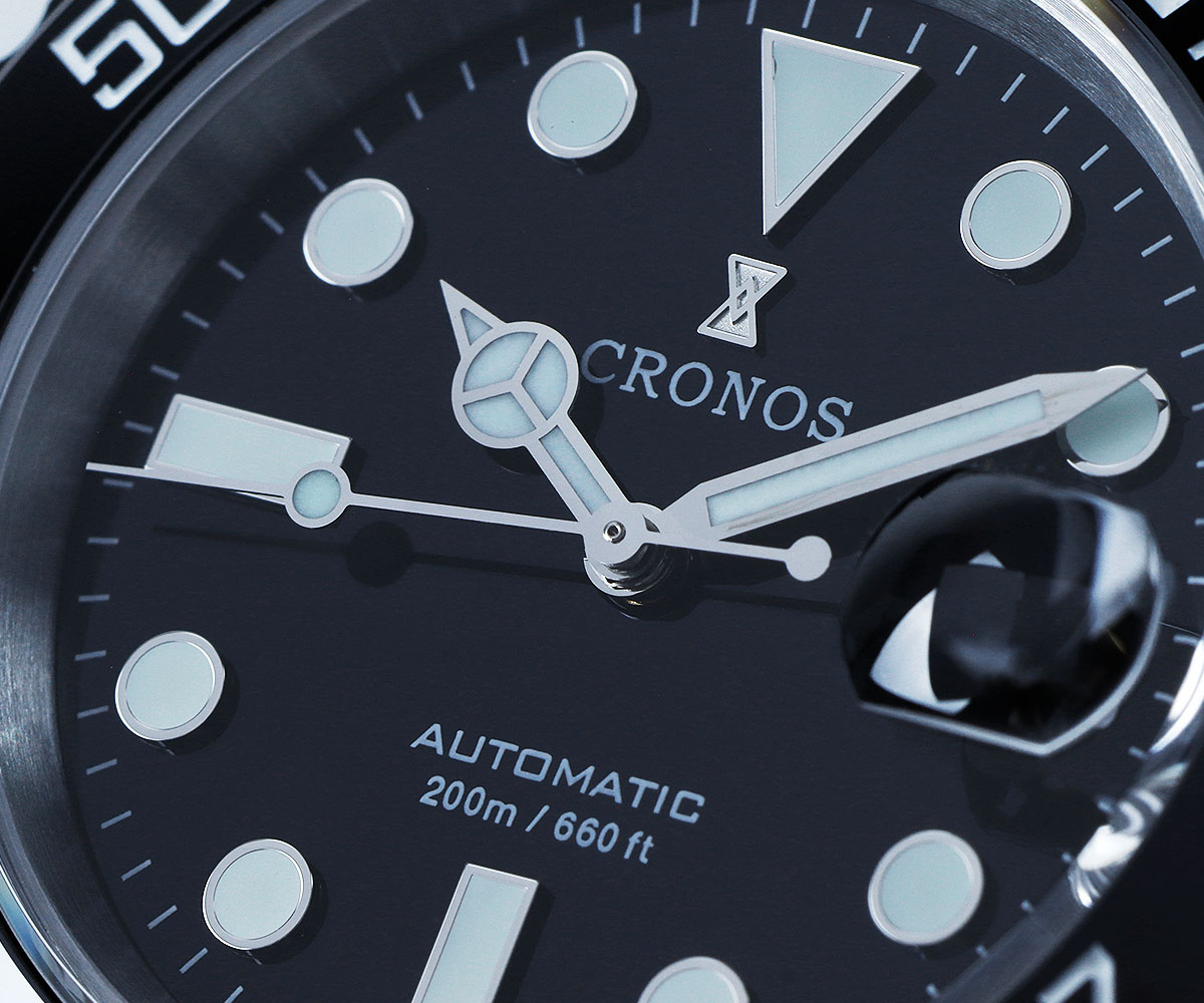 Cronos New 40mm Diver Men Watc - Rolex Watch Submariner 评论和价格