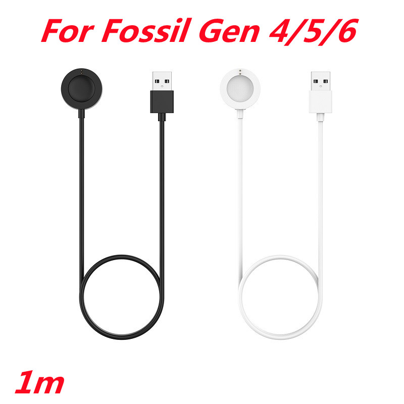 1M USB Charging Cable For Foss - Fossil Watches Smartwatch Gen 4 评论和价格