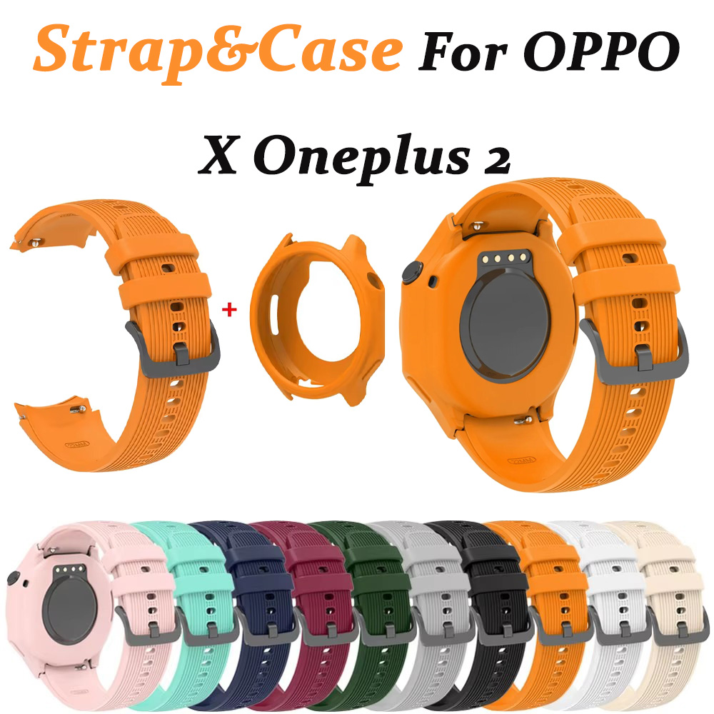 Silicone Watch Case & Strap fo - Smartwatch Oppo Watch 评论和价格