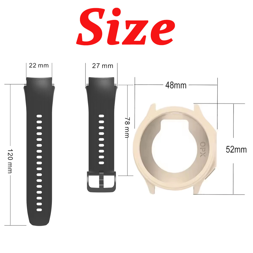 Silicone Watch Case & Strap fo - Smartwatch Oppo Watch 评论和价格