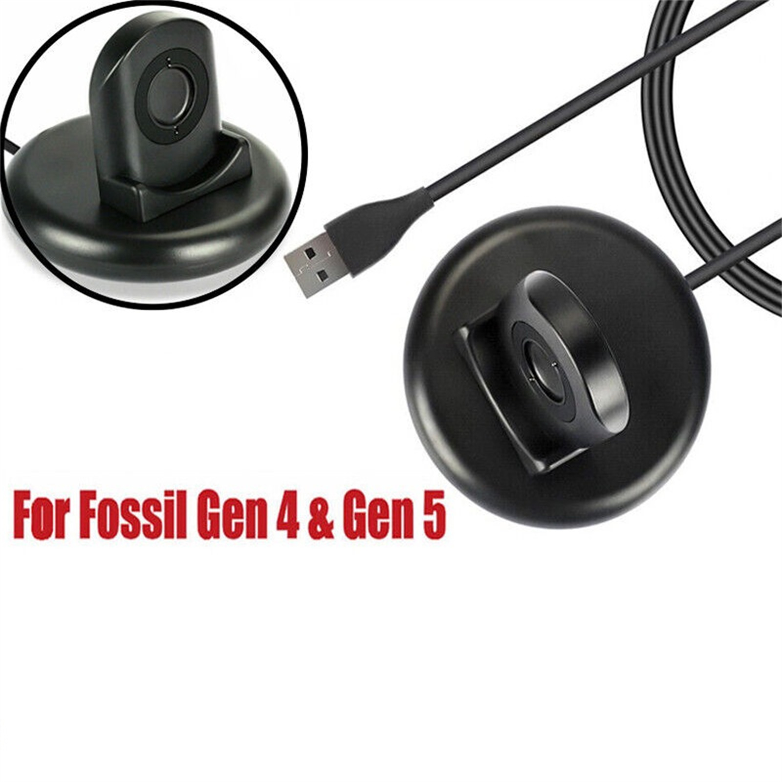 1m USB Watch Charger 5V 500mA  - Fossil Watches Smartwatch Gen 4 评论和价格