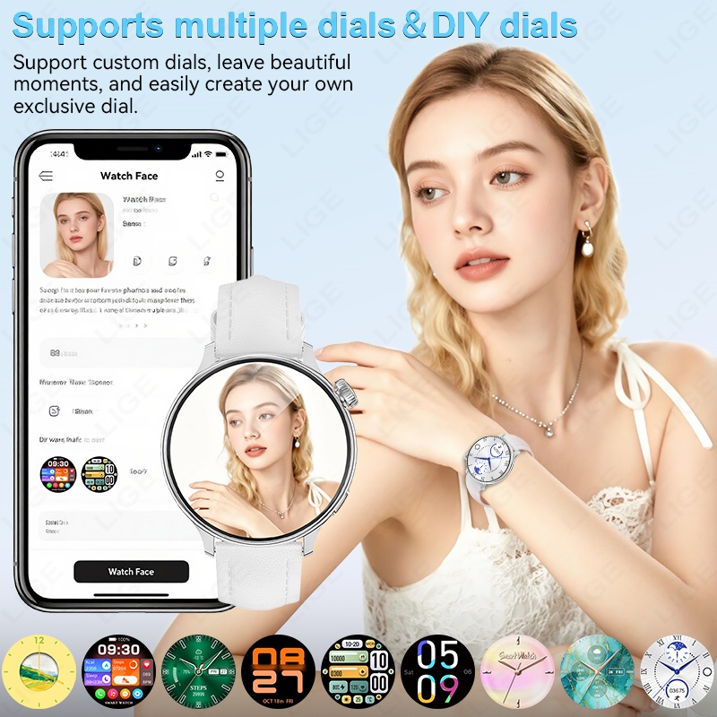 LIGE Luxury Women’s Smart Watc - Smartwatch Luxury Watches For Women 评论和价格