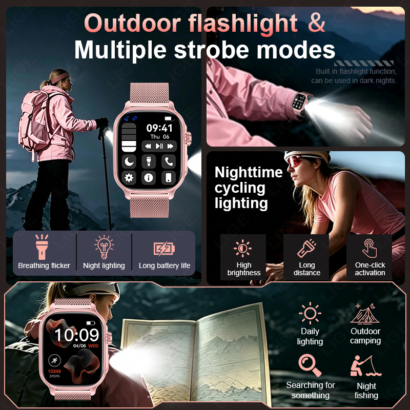 2026 New 1400mAh Large Battery - Smartwatch Health Watches For Women 评论和价格