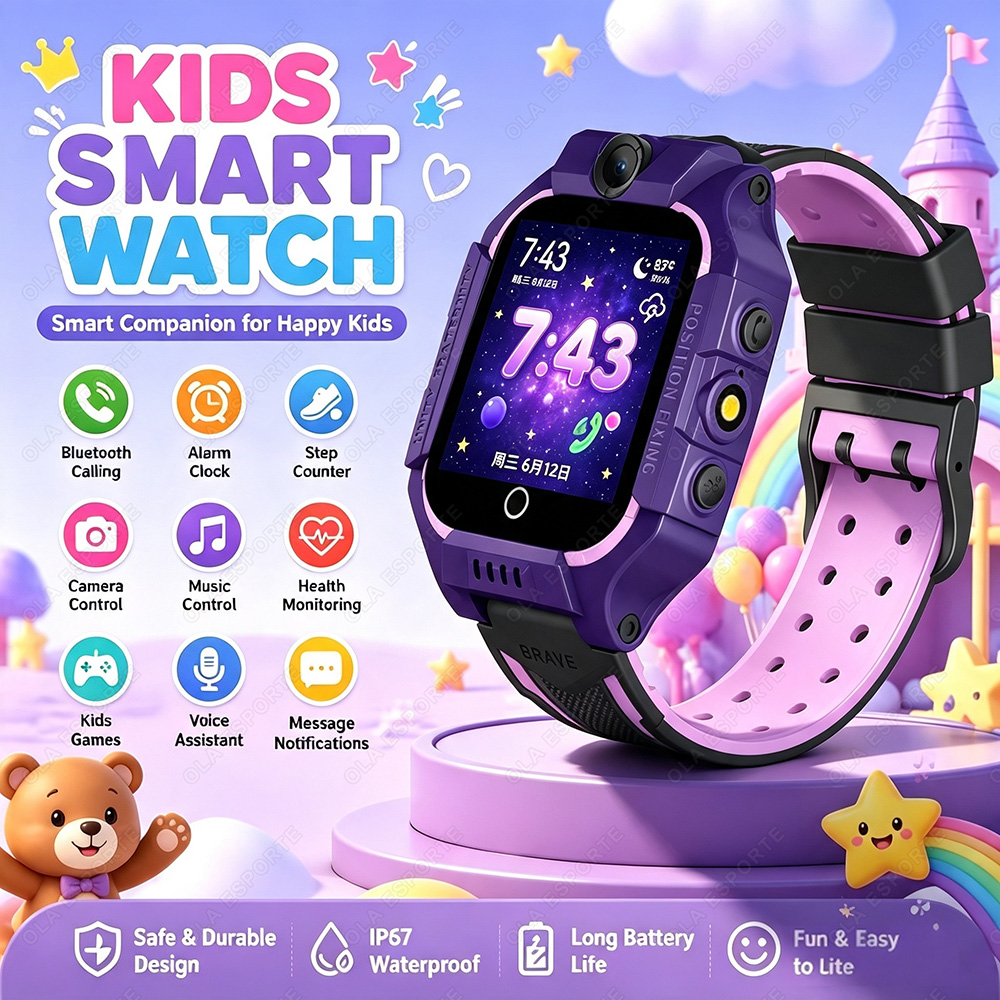 2027 New 2G Kids Smart Watch S - Smartwatch Watches For Kid Boy With Alarm 评论和价格