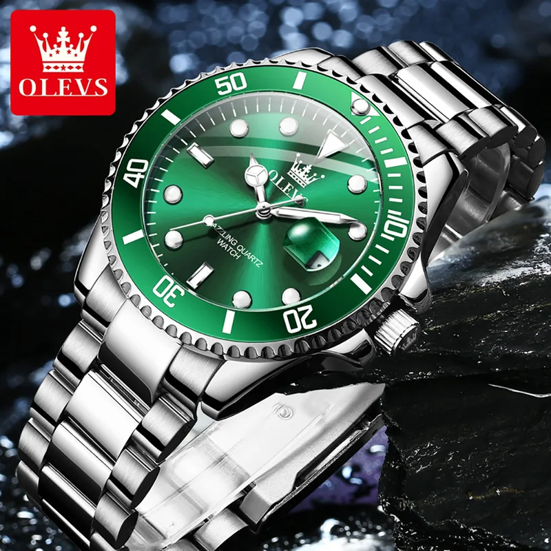 OLEVS Original Quartz Watch fo - Rolex Watch Submariner 评论和价格