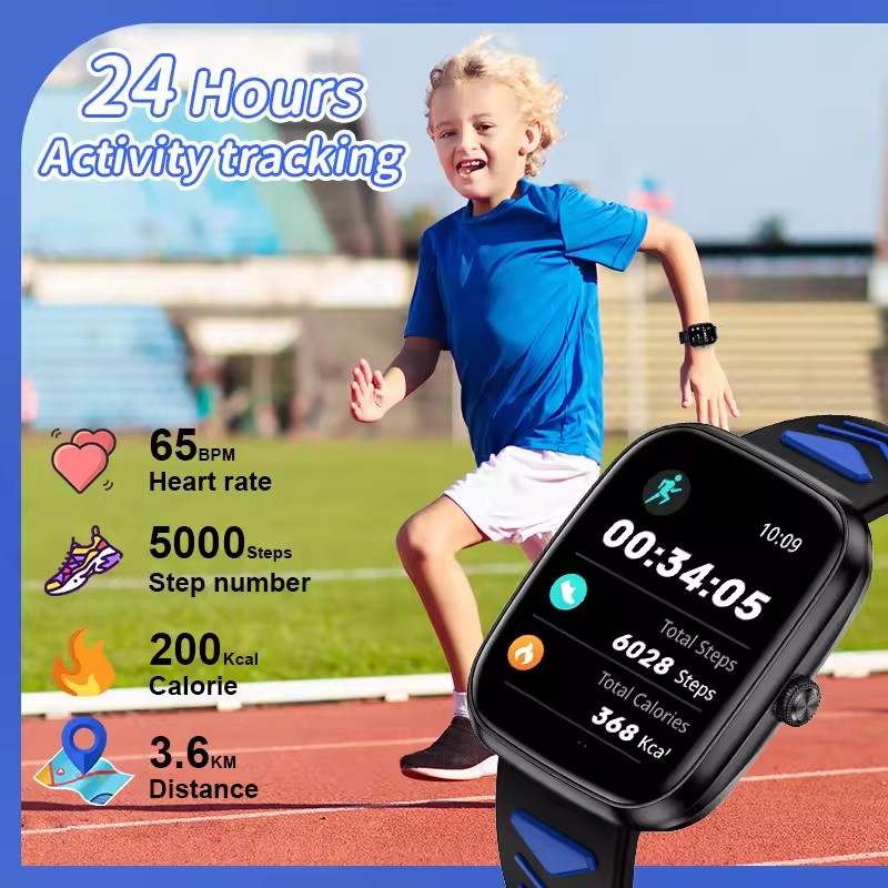 Children Boys Girls Present Sm - Smartwatch Watches For Girls Kids 评论和价格