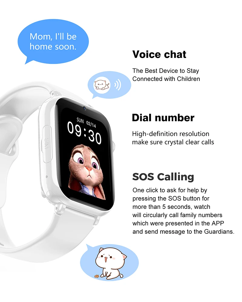 2025 Smart Watch Kids LBS Loca - Smartwatch Watches For Kid Boy With Alarm 评论和价格