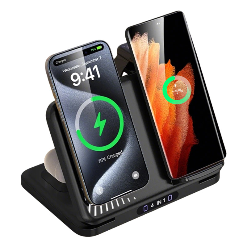4 in 1 Dual Phone Wireless Cha - Smartwatch Phone Watches 评论和价格