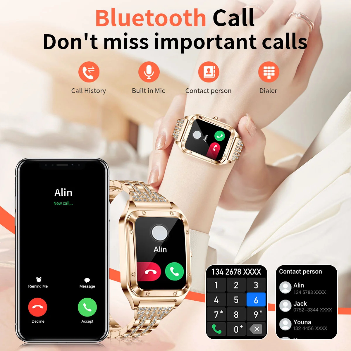 1.57Inch Top Luxury Smart Watc - Smartwatch Luxury Watches For Women 评论和价格