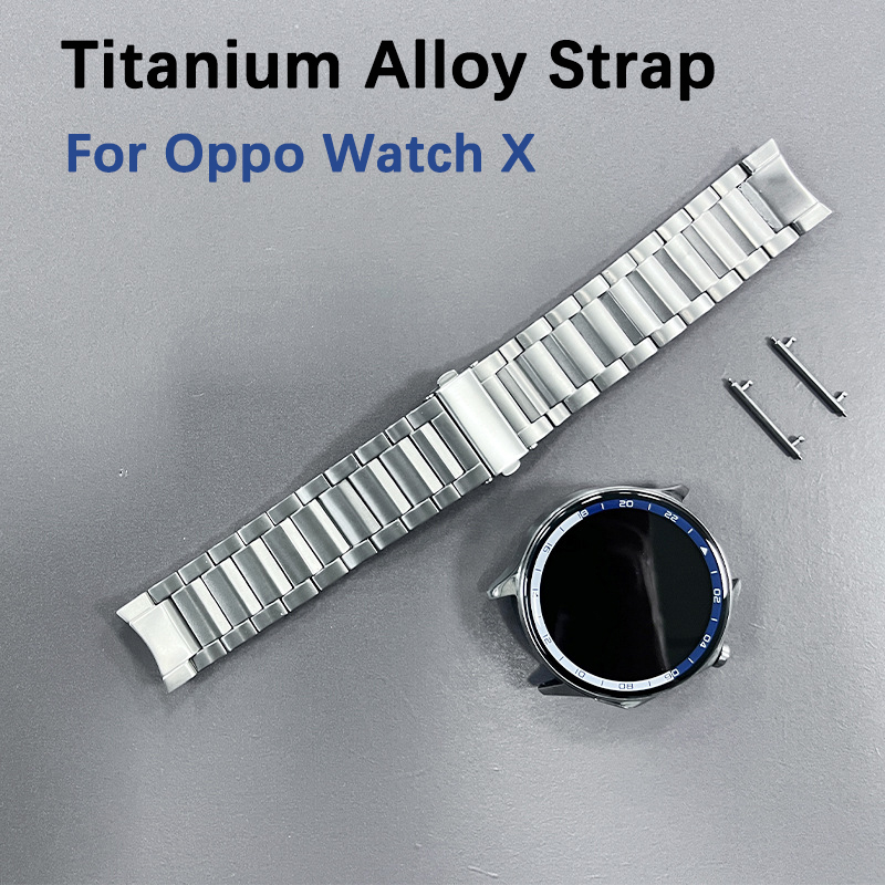 NO Gaps Titanium Alloy Strap W - Smartwatch Oppo Watch 评论和价格