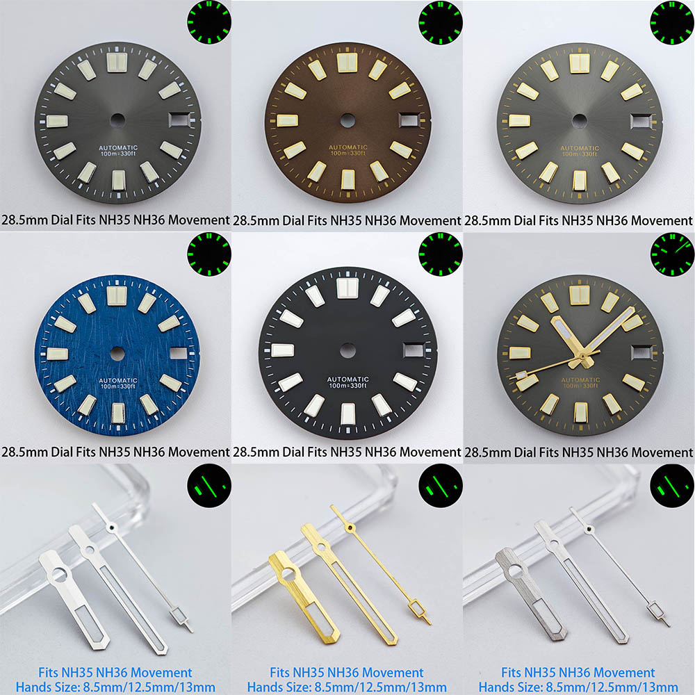 28.5mm Single Calendar Watch D - Luminous Dial Face 评论和价格