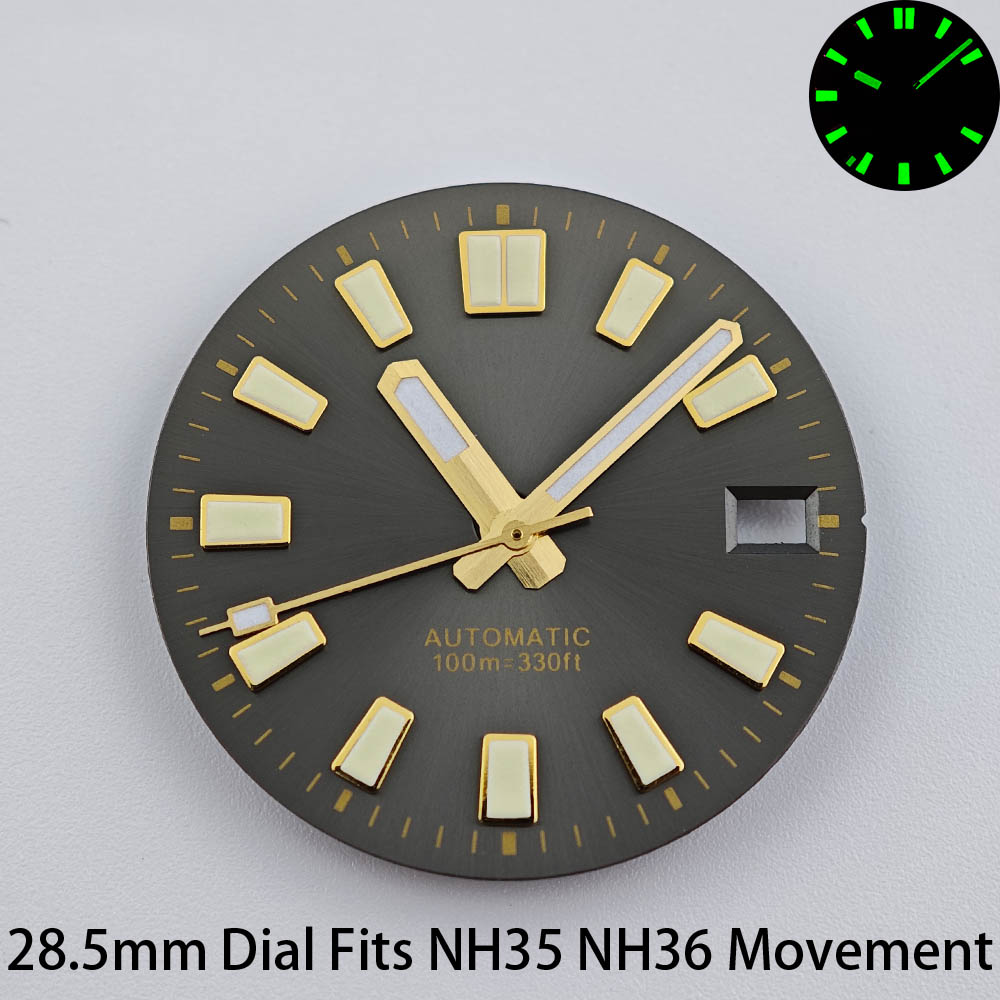 28.5mm Single Calendar Watch D - Luminous Dial Face 评论和价格