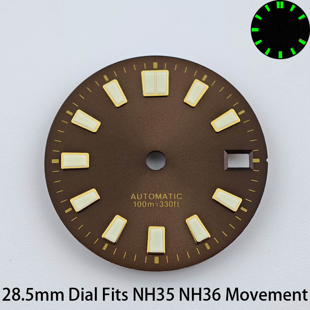28.5mm Single Calendar Watch D - Luminous Dial Face 评论和价格