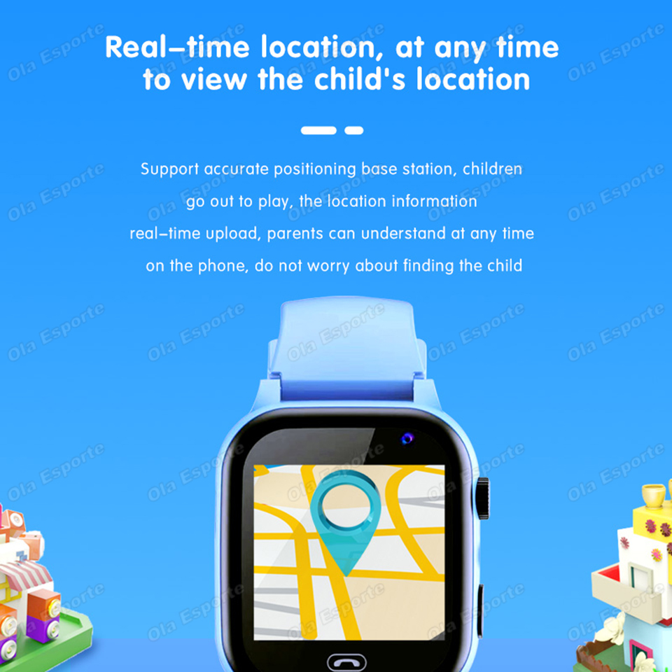 2027 Kids 5G Smart Watch GPS S - Smartwatch Watches For Kid Boy With Alarm 评论和价格