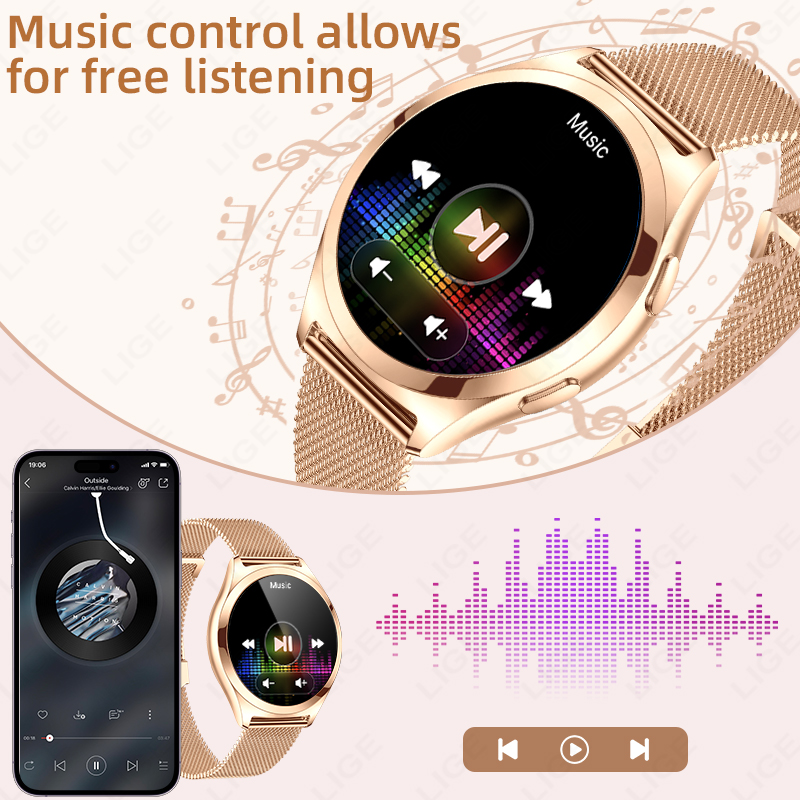 LIGE Luxury Smart Watch For Wo - Smartwatch Luxury Watches For Women 评论和价格