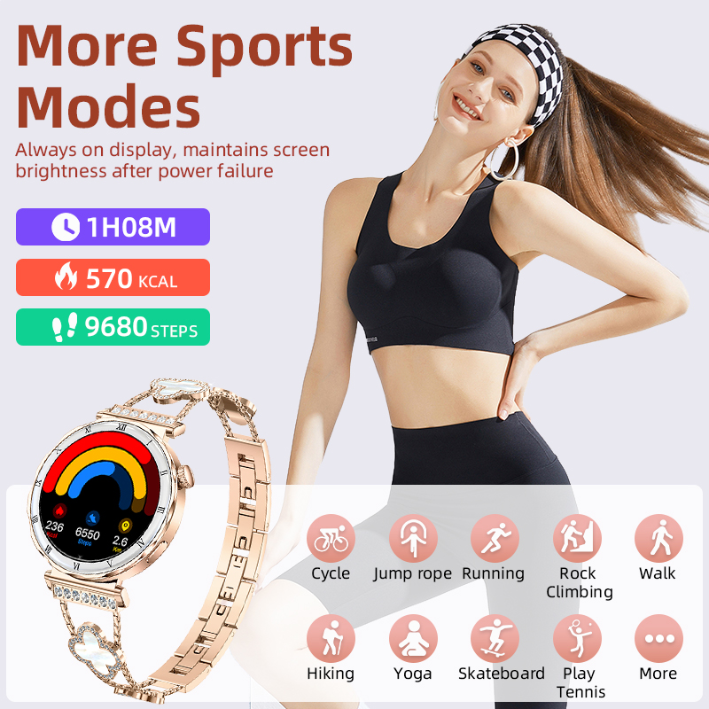 LIGE Luxury Smart Watch Women  - Smartwatch Luxury Watches For Women 评论和价格