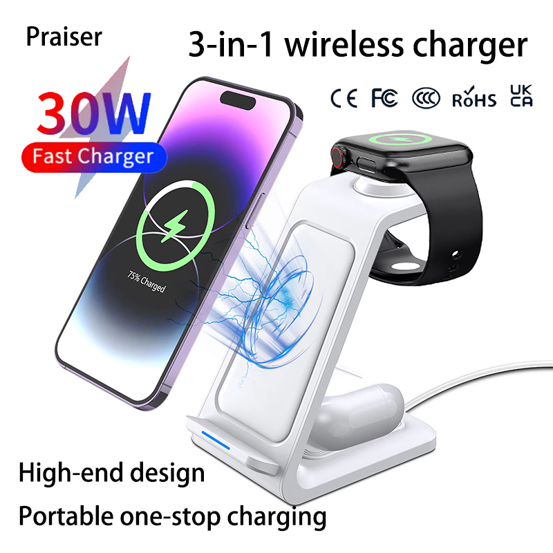 15W 3 in 1 Wireless Charger St - Smartwatch Oppo Watch 评论和价格