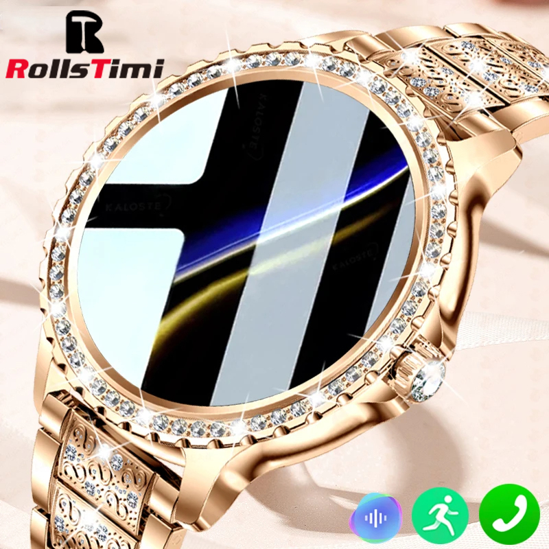Fashion Luxury Gold Women Smar - Smartwatch Luxury Watches For Women 评论和价格