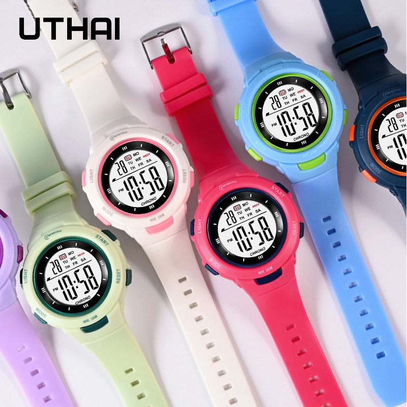 UTHAI Kids Watches Sports Fash - Smartwatch Watches For Kid Boy With Alarm 评论和价格